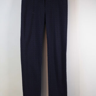 Mario Serrani Italian Indigo Diamond Pattern Pants size 4