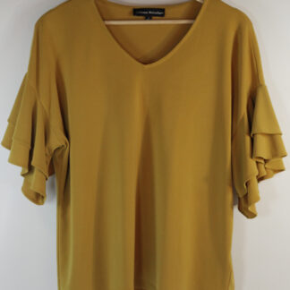 Catherine Malandrino Mustard Top Small