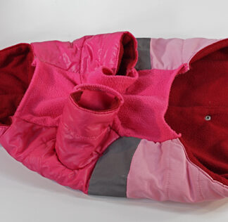 Pooch-a-Lini Pink Dog Rain Jacket for a little dog