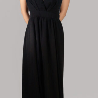 Shein Black Spaghetti Strap Low Back Dress Large